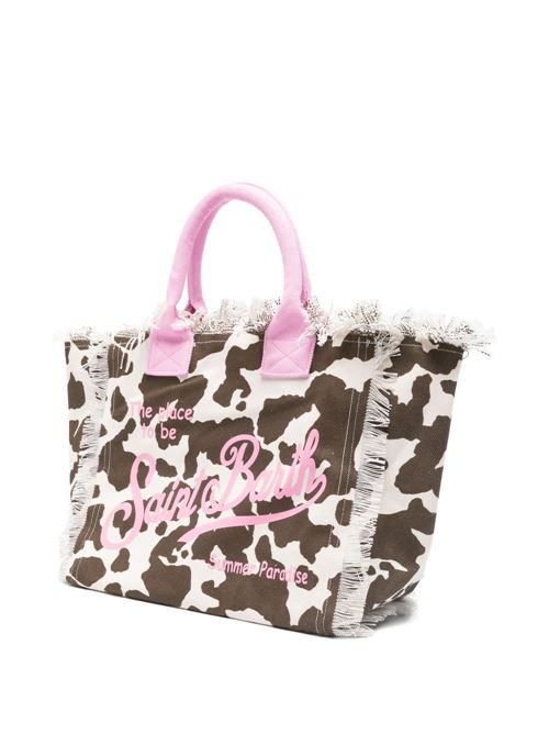 Borsa donna MC2 Saint Barth Vanity shoulder bianco marrone MC2 SAINT BARTH | VANITY shoulder00327L